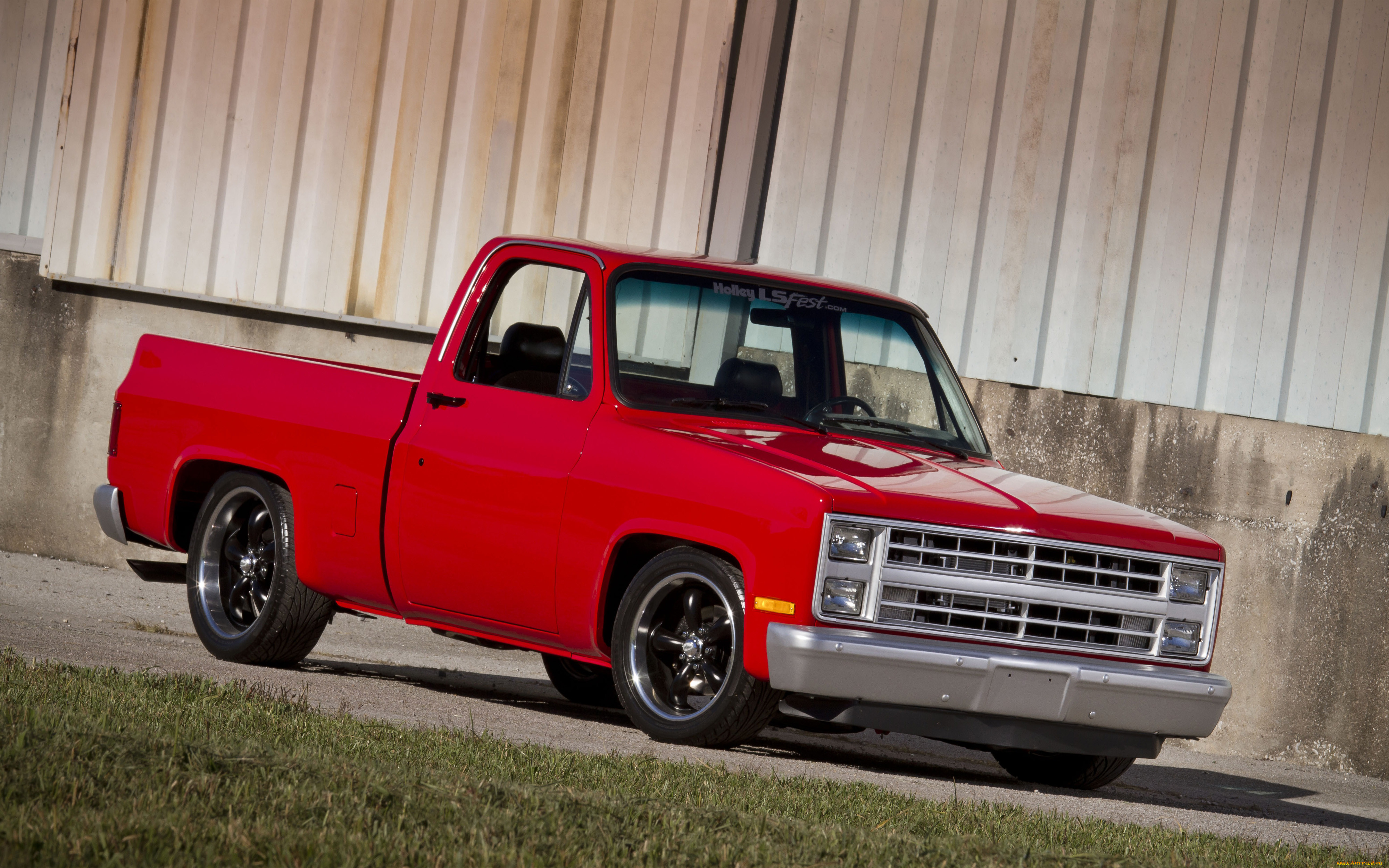 chevy, , custom, pick, up